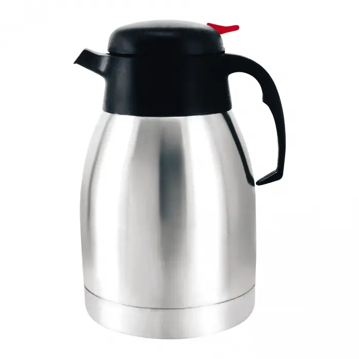 212 MAIN Stainless Steel Vacuum Seal Coffee Pot - 1000 ml Vacuum Insulated Pitcher with Lid, Travel Pitcher for Kitchen, Office Use, Keeps Beverages Hot or Cold, School