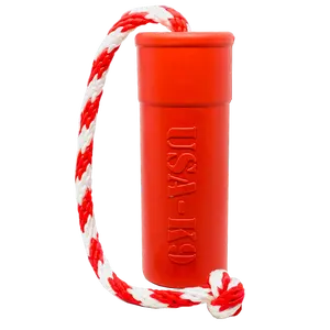 USA-K9 Firecracker Durable Rubber Floating Training Dummy - Large - Red