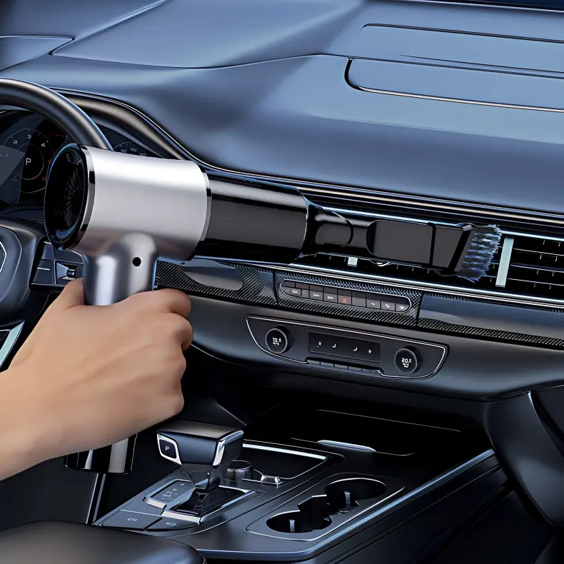 car vacuum/blower, 2-in-1 Mini Vacuum Cleaner Cordless & Air Duster , Handheld Portable Vacuum For Car, Home, PC, Keyboard, Desk, Pet Hair Cleaning Car Detailing Accessories Car Detailing Tools