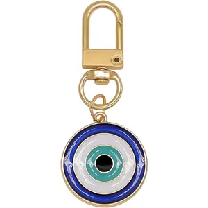Colourful Evil Eye Keychains - Good Luck Amulet Protection Charm Key Rings for Bags & Purses