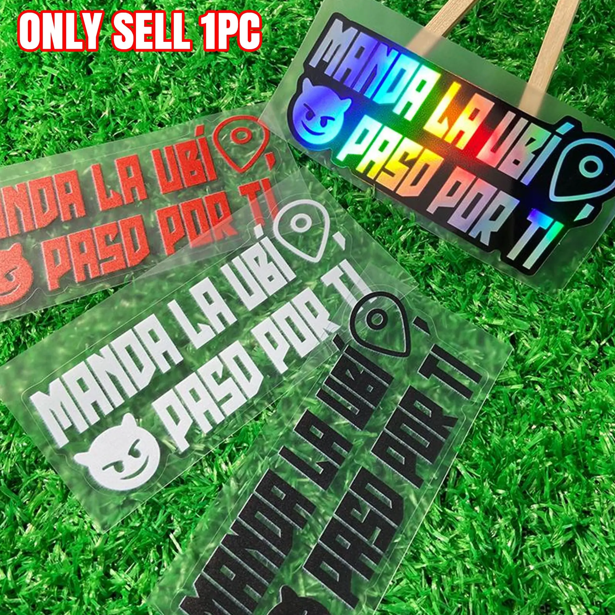 Funny Text, Durable Waterproof Sunscreen Car Sticker, Graphic Decal, Sticker For Cars, Suitable for Motorbike Fuel Tank, Front Windshield, Car Window Vinyl Decal, Universal Car Sticker