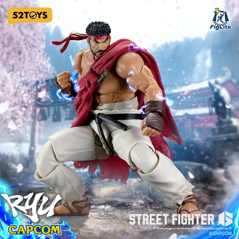 FigLite Street Fighter 6 Ryu  Figurine Articulated Figure Room Decor Desktop Decoration Gift for  Birthday Party