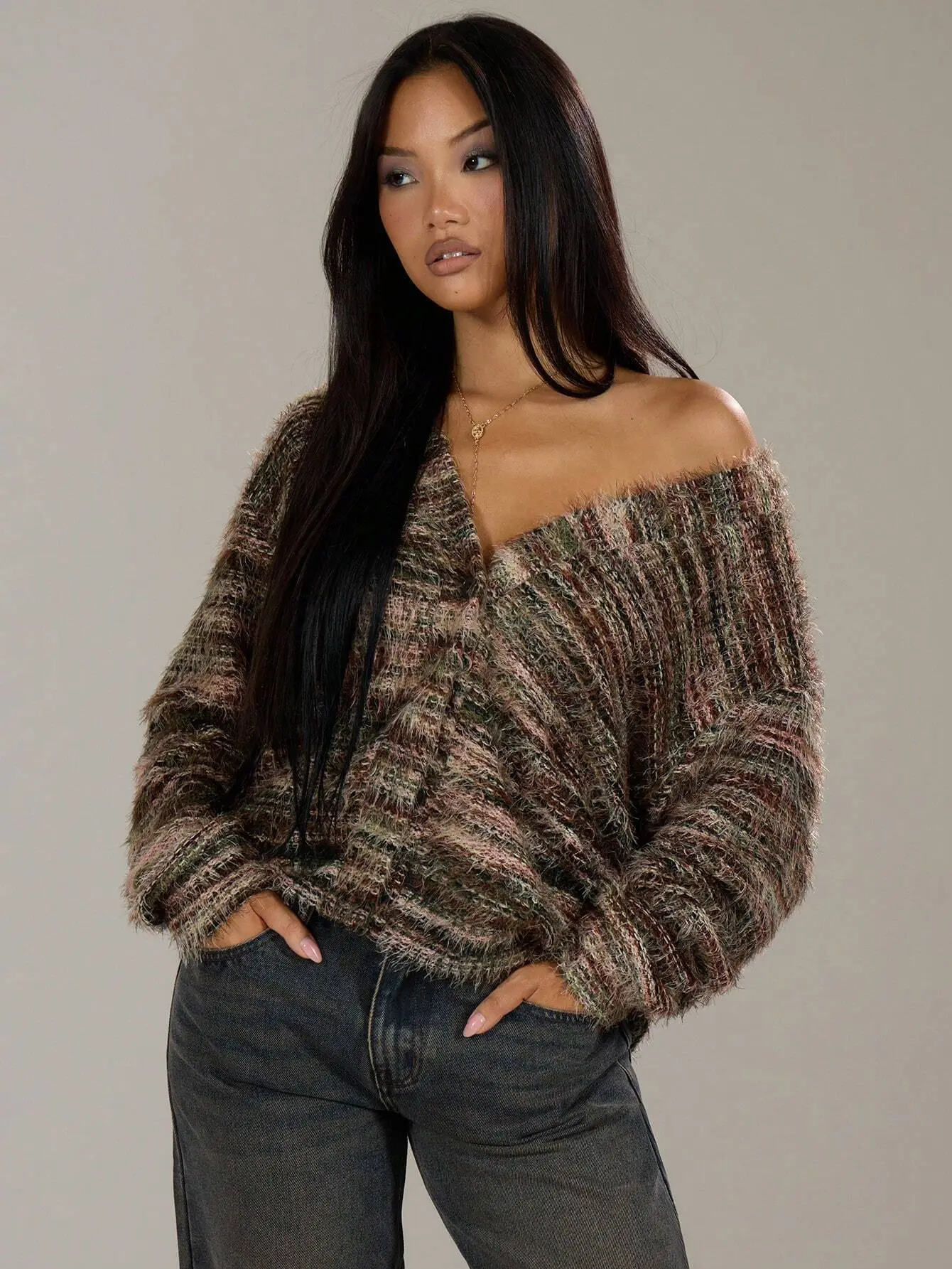 Candle Oversized Textured Cardigan Spring Casual Y2K 90s Stripe Knit Airport Holiday Back To School Winter Everyday Work Office Chic Sweater Summer