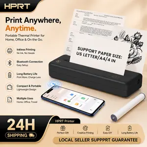 HPRT MT810 Portable Printer - Wireless Bluetooth Printer for Travel, Mobile Office, School, Home