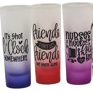 Shot glasses with a message Shot glasses with a message