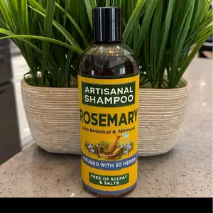 Romero Artisan Shampoo for Healthy Hair Bergamot Romero Anti Dandruff & Ortiga & Horse Tail Organic 100% Natural Herbal Formula (16 oz)
