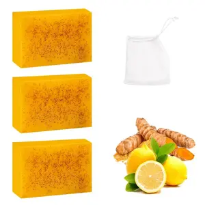 Turmeric Soap,Kojic Turmeric Soap,Deep cleansing Soap,Moisturizing Soap For Body,Body wash & Soap For Women& Men jabon curcuma Body Care Comfort Skin Care,Brightening