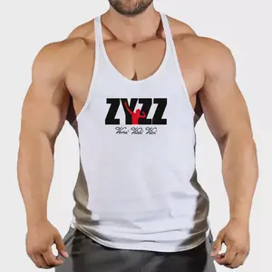 ZYZZ Aesthetic Bodybuilding Gym Shirt Stringer Tank Top Gym Golds Gym Fitness, Men's Stringer Tanktop