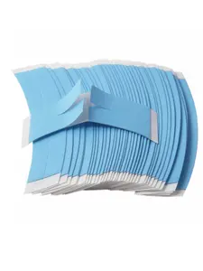 Wig Adhesive Tapes, Ultra Thin Double Side Tape in Tape for Hairpieces Lace Wig and Toupee, Waterproof Comfortable Hair Salon Tools  for Hairline and Part Fixing(Blue/Red), Lace Wig Glue