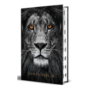 RVR 1960 Large Print Hardcover Bible with Spanish Index, Crossed References, Words of Christ, Durable Size, and Easy-to-Read Format