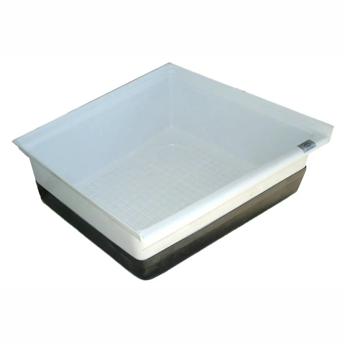 Polar White ABS Rectangle Shower Pan - 27x23x10 in., Model 463, High Impact & Scuff Resistant, with Drain Area, Modern Design for Homes & Offices Bathroom Fixtures
