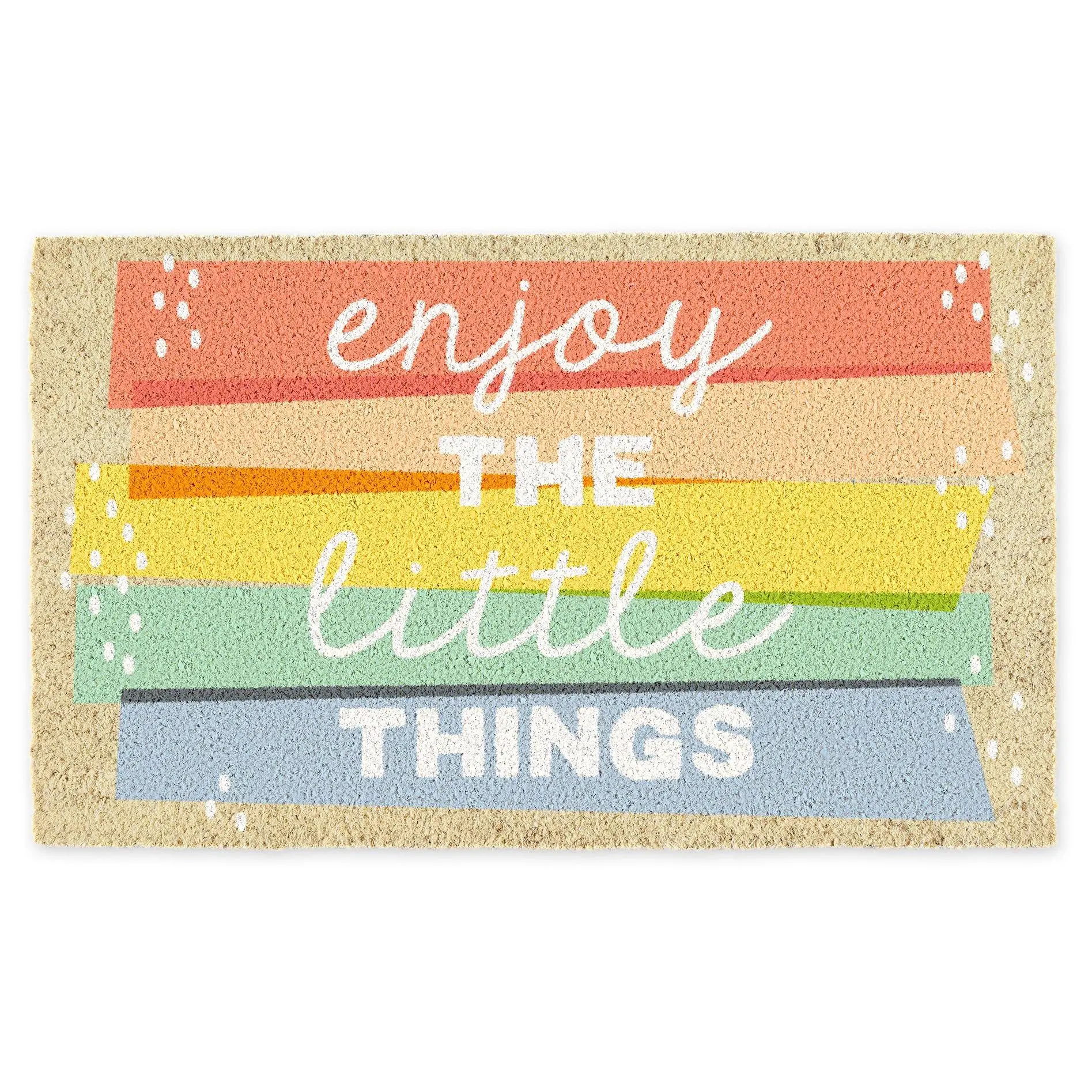Design Imports Enjoy the Little Things 17" x 29 " Doormat