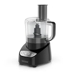 8-Cup Food Processor, Black