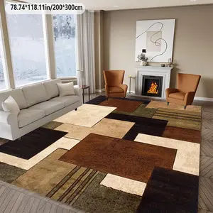 Abstract Art Modern Wind Area Carpet Machine Washable Home Decoration Sofa Tea Table Cushion Bedside Cushion Dining Table Cushion Kitchen Study Home Carpet Floor Cushion, Home Decor Rugs, Home Decorative Rug