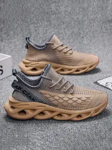 Men's Sporty Lace Up Athletic Running Shoes,  Trending Shoes, Fashion Running Sneakers, Casual Breathable Comfortable Sneakers, Trendy All-match Sneakers for Daily Wear, Athletic Running Trainers, Closed