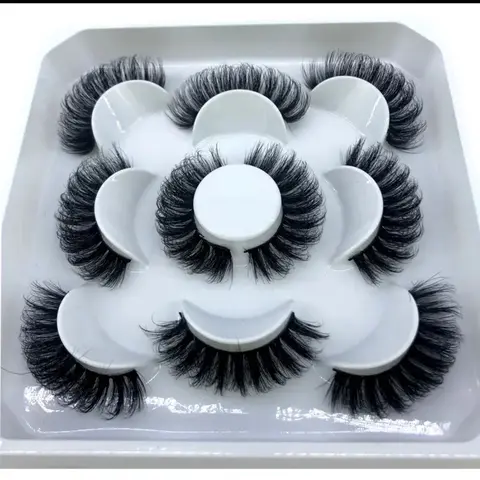 5 Pairs "Glow" Full Strip Lashes – Fluffy Dimensional Cat Eye