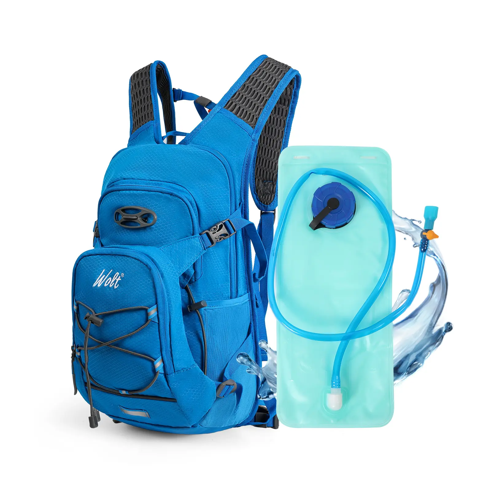 Unisex Adults' 2L Lightweight Hydration Backpack with 2L Water Bladder, Hands-Free Sipping, Versatile Use for Women, Running, Climbing Outdoor Sports Gear
