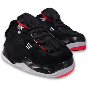 Sneaker Slippers, Trendy Plush Home Shoes Anti-Slip Soft Comfy Slides Warm Winter House Footwear One Size Fits Women Men