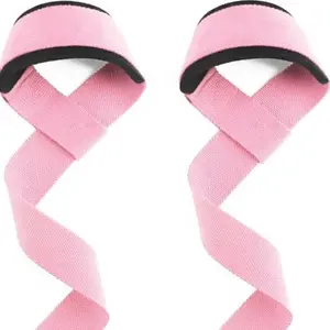 Lifting Straps | Premium Padded Weightlifting Straps - Pink