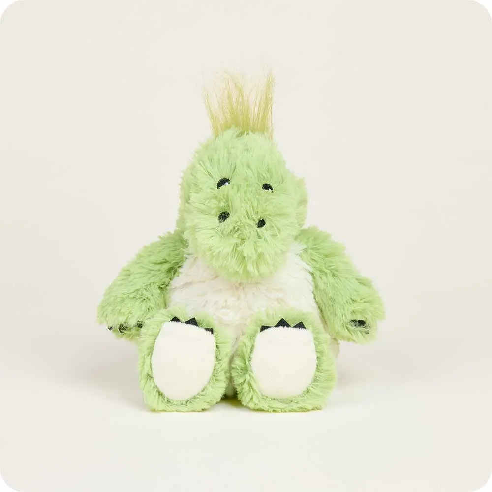 Green Dinosaur Warmies Junior