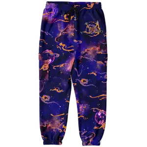 Armed and Creative Galaxy Fashion Cargo Sweatpants - AOP