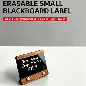 Erasable Desktop Price Display Sign, Self-Service Menu Label, Handwritten Board, Standing Table Sign, Restaurant Pricing Tag