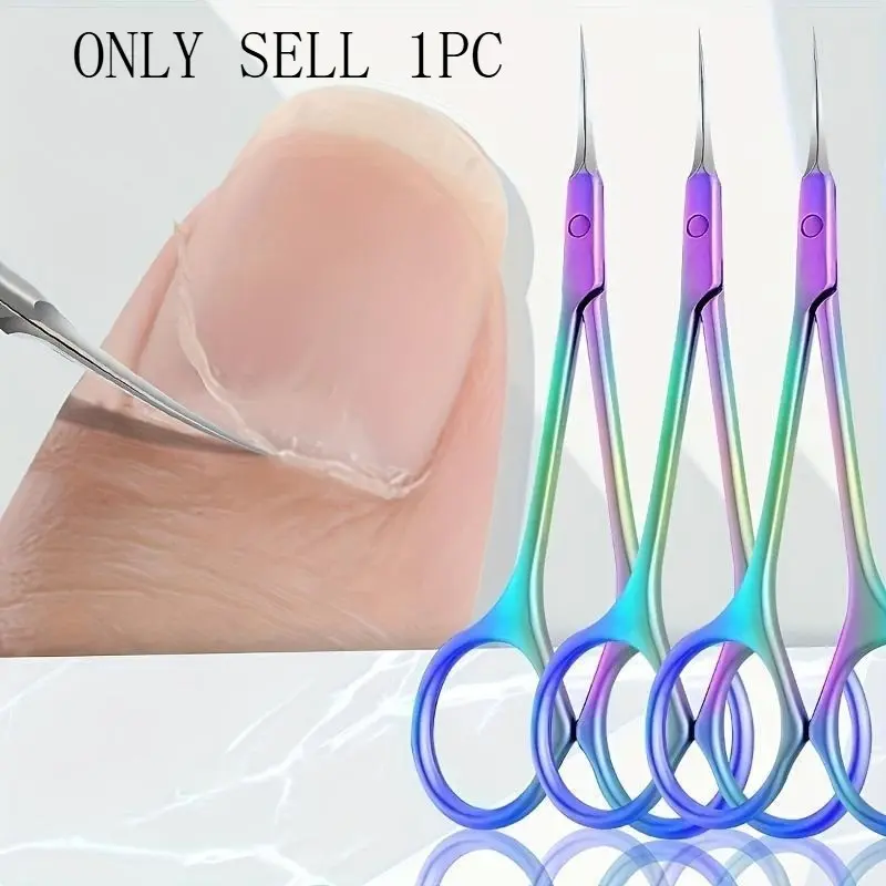 1pc Cuticle Scissors Nail Cuticle Clipper, Nail Clippers, Stainless Steel Dead Skin Removal Scissor Clipper Manicure Tools, Nail Care, Flawless Nail Care, Cuticle Remover, Cuticle Cutter, Nail Care Products, Manicure Supplies