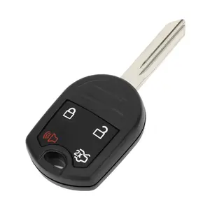 Key Shell Case Keyless Entry Remote Key Fob Replacement Case for Ford for Mustang 2008-2012 for Ford Edge 2007-2013 4 Buttons CWTWB1U793