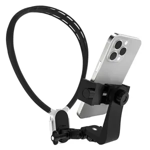 Neck Mount for Cell Phone, Back Strap, Hands Free POV/Vlog Chest Phone Holder for Recording, Compatible with iPhone Android, Smartphone Holder, Cellphone Holder