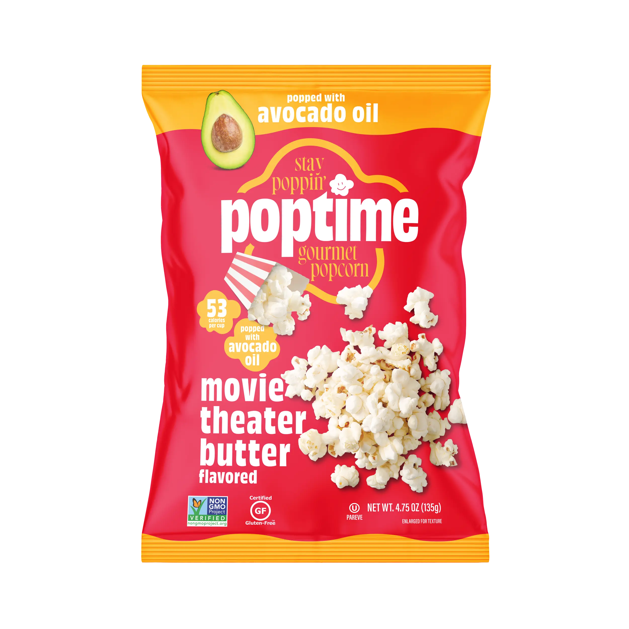 Poptime Movie Theater Butter Popcorn