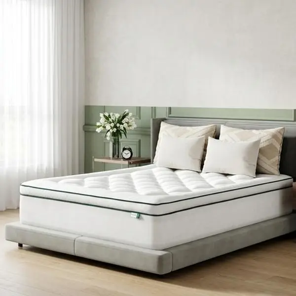 Novilla Cooling Mattress Topper , Thick Luxury Comfort Layer, Breathable & Soft on Skin, Deep Pocket Design, Machine Washable, Ideal for Bedroom & Home Use，Back To School