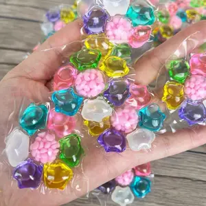 30pcs Bag Pack/100pcs Barrel Pack 7-In-1 Laundry Beads, Laundry Pods, Scented Detergent Balls, Stain Removal, Color Protection, Antibacterial, Deep Cleaning