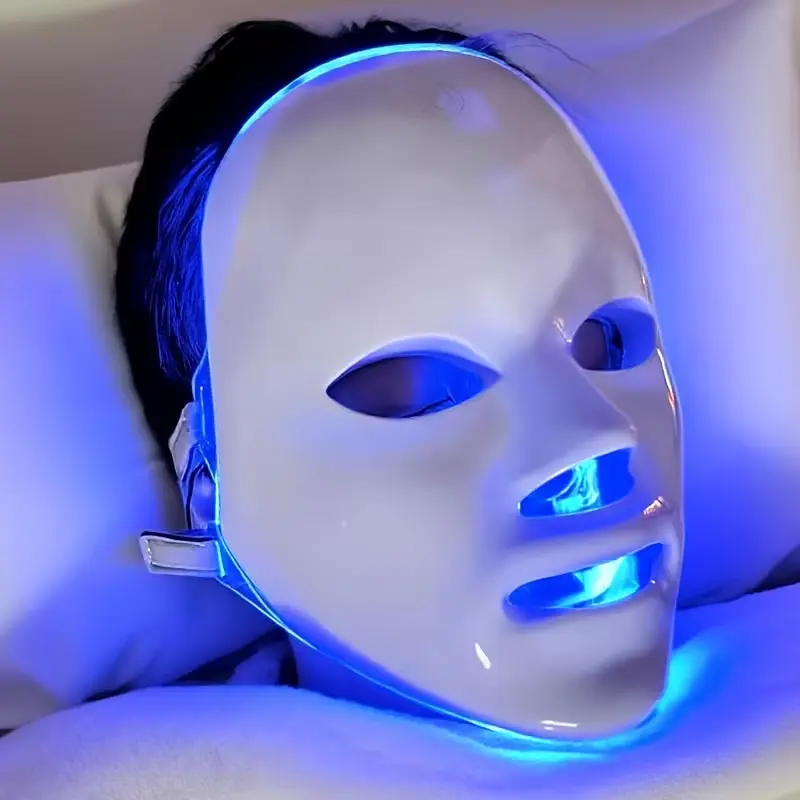 Upgraded Multi-Color Facial Mask Device Portable USB-Charged Beauty Instrument for Home Skincare & Gifting Ideal for Valentine's Day Presents