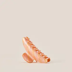 Kopari Orange Hair Claw Clip