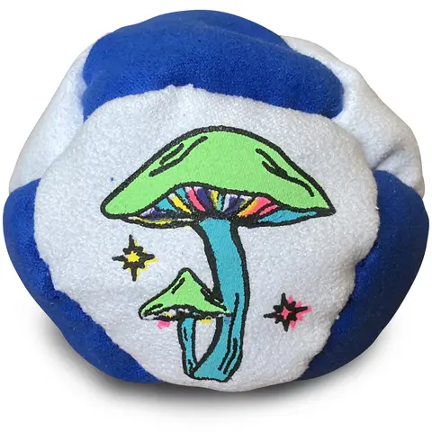 Single Shroom Footbag (Dirtbag) - Outdoor Lawn Game Gear, 8-Panel Soft Synthetic Suede Bean Bag, 8-Panel Beauty Filled with Grains of Sand, Sand's Softness and Weight, Fun, Affordable, Ready to Play Anywhere, Eight-Panel Beauty Filled With Grains Of Sand,