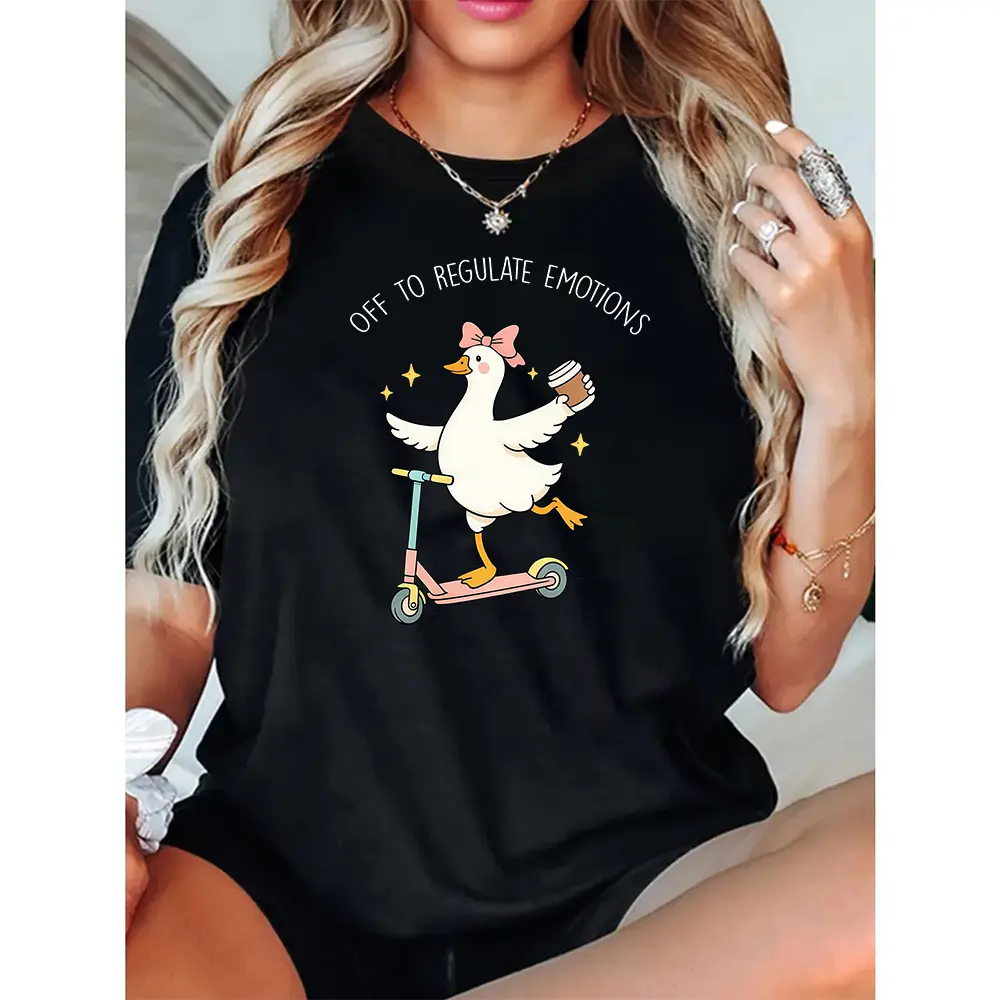 Off To Regulate Emotions Shirt, Goose Shirt, Mental Health Shirt, Teacher Shirt, Therapist Shirt, Counselor Gift