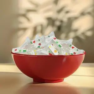 Sweet Bonbon Jujube Nougat Candy 1 lb Vintage Nostalgic Delight with Jelly Fruit Pieces Gluten Free Bulk Soft Candies in Resealable Bag Halloween Treats for Trick-or-Treat & Fall Season Snacks