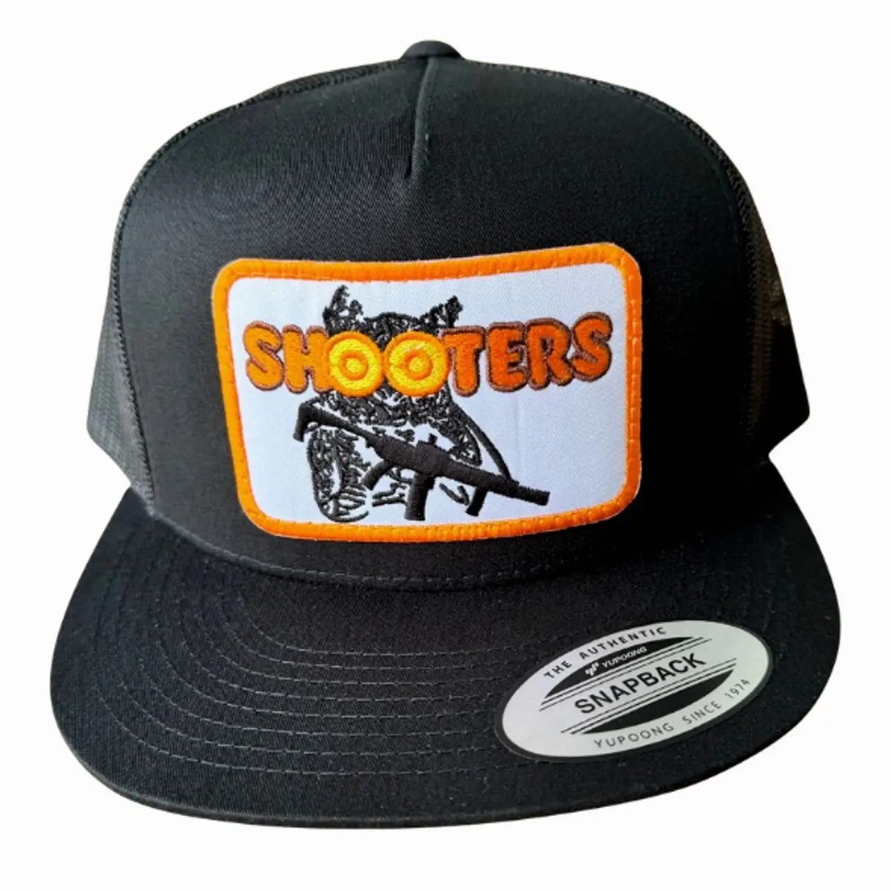 Shooters Hat Embroidered Retro Hat Trucker Hat Many Colors Snapback Hat, Unisex Casual Street Style, Gift Idea For Her Him, Unisex Everyday Wear