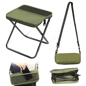Portable Foldable Backpack Stool for Camping & Outdoor Activities, Lightweight Design, Perfect for Travel & Hiking Use, Folding Camping Stool