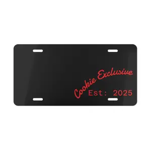 Cookie Exclusive Custom Plates!