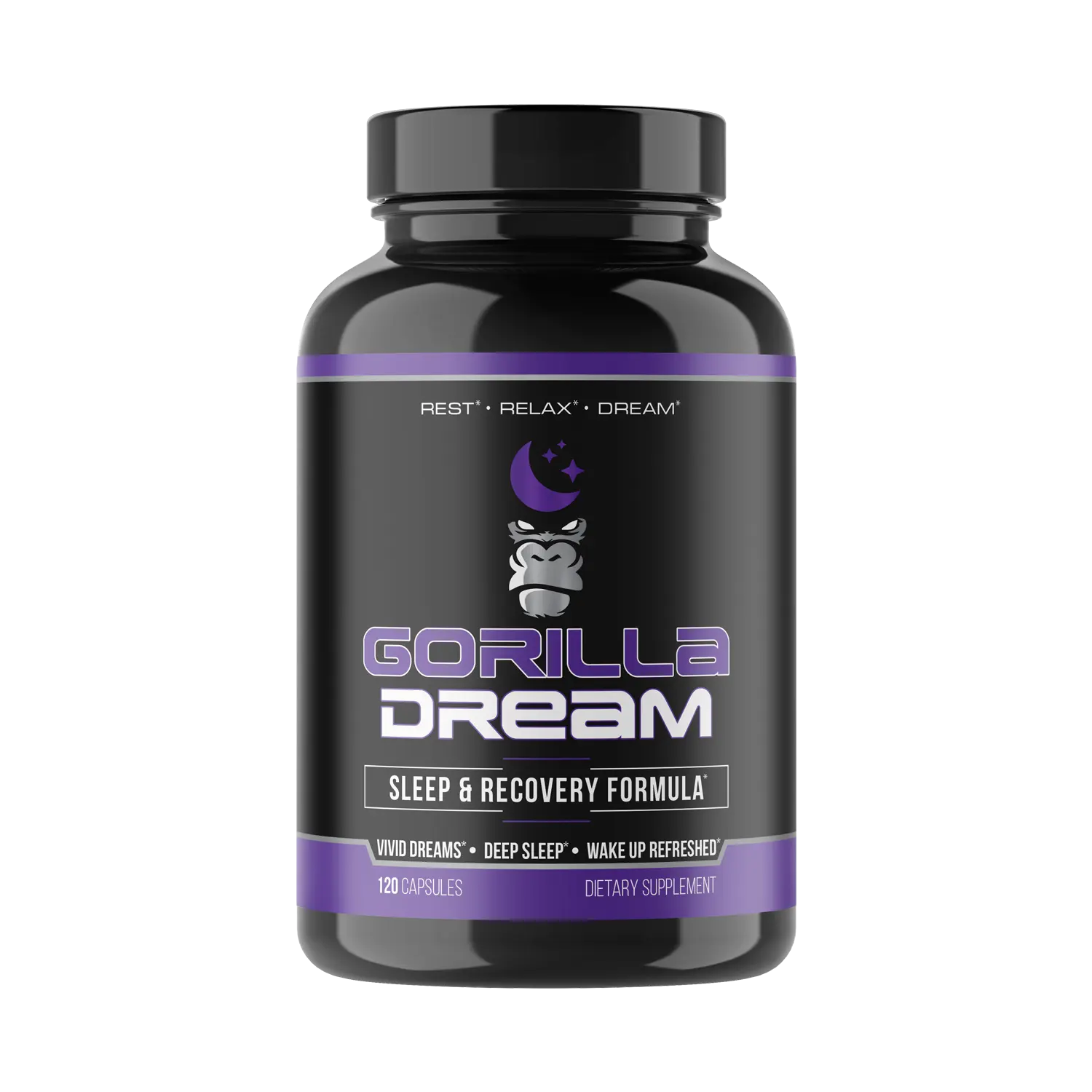 Gorilla Dream - Sleep & recovery Formula - 120 Capsules (30 Servings)