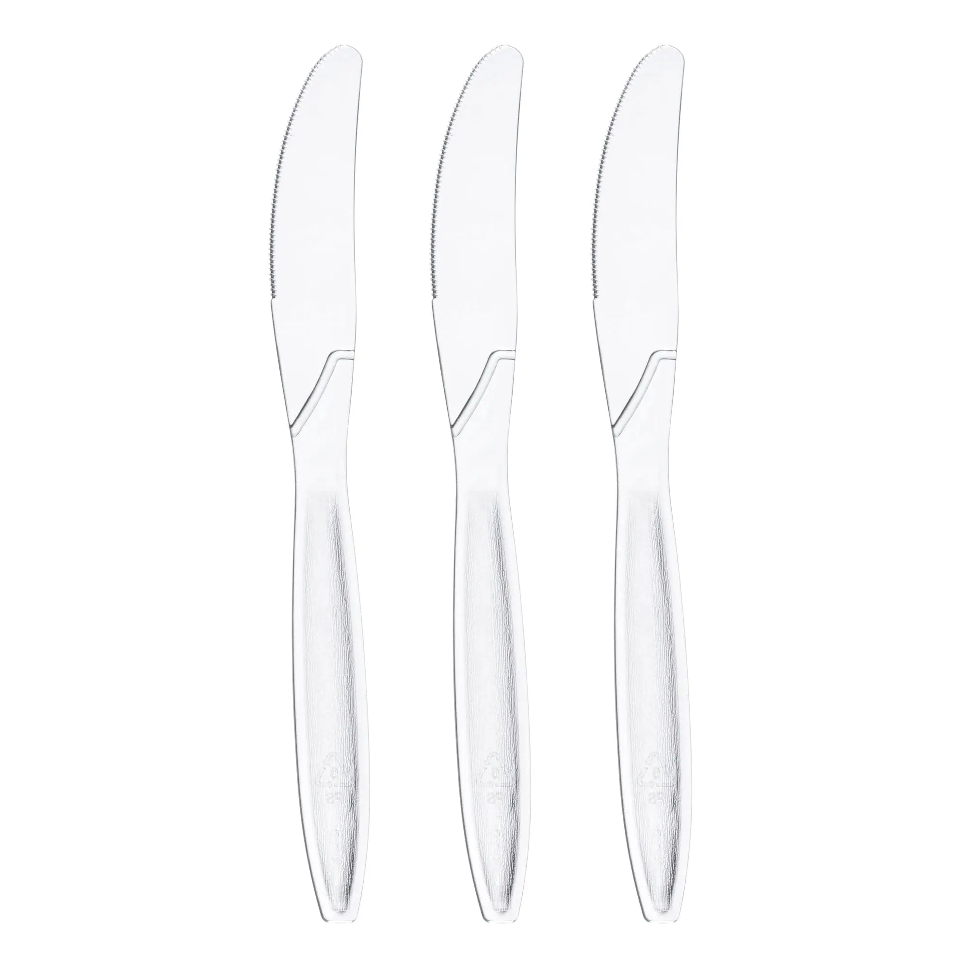 Clear Plastic Disposable Knives