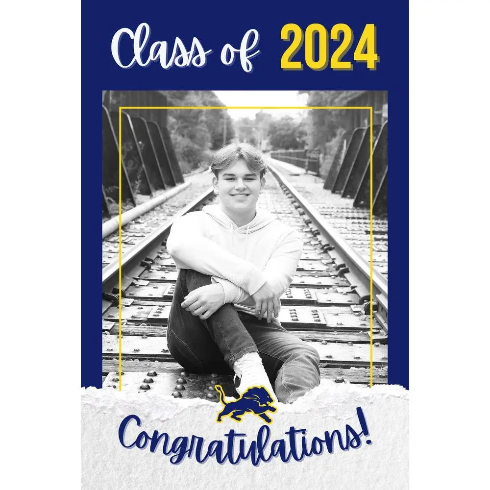 Personalized Graduation Garden Flag