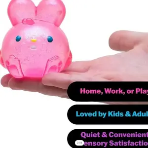 Stress Relief Realistic Rabbit Squeeze Toy, Educational Relaxation Gift, Perfect for Anxiety Reduction, Fun and Interactive Play