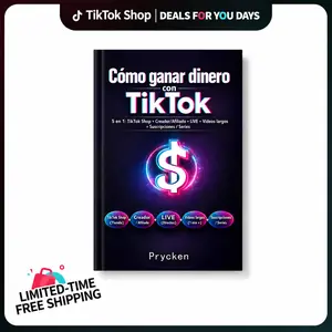 [Deals For You Days]Prycken Cómo ganar dinero con TikTok, 5 en 1: TikTok Shop + Creador/Afiliado + LIVE + Videos largos + Suscripciones / Series. Perfect for Spanish speakers looking to master content creation and monetize effectively.Mother's Day gift!