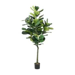 Safavieh Faux Fiddle Leaf Fig 50" Potted Tree