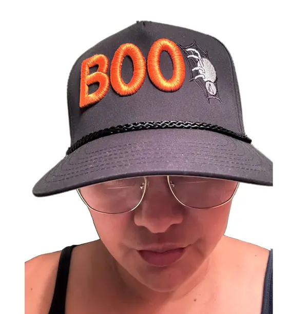 3D Puff Halloween Embroidered Hat with a spider limited edition