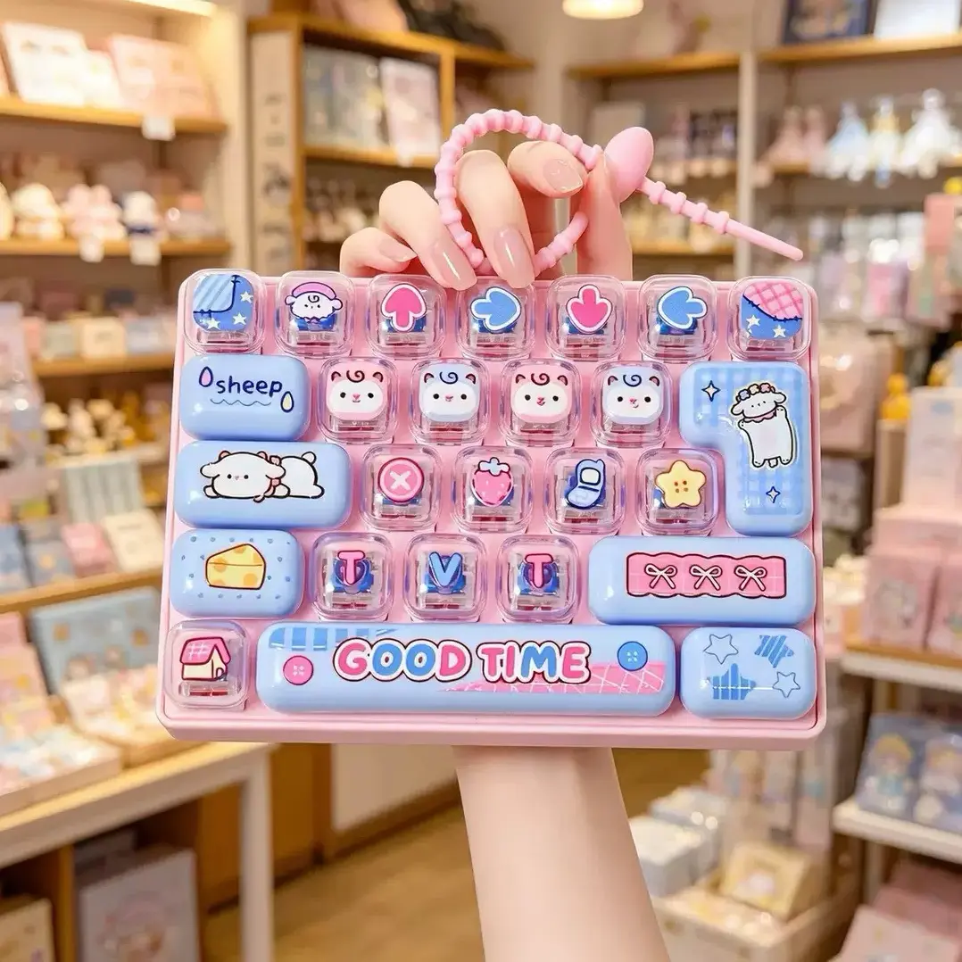 Large Keyboard Shape Press Ornament Bag Charm, Cute Portable Backpack Pendant
