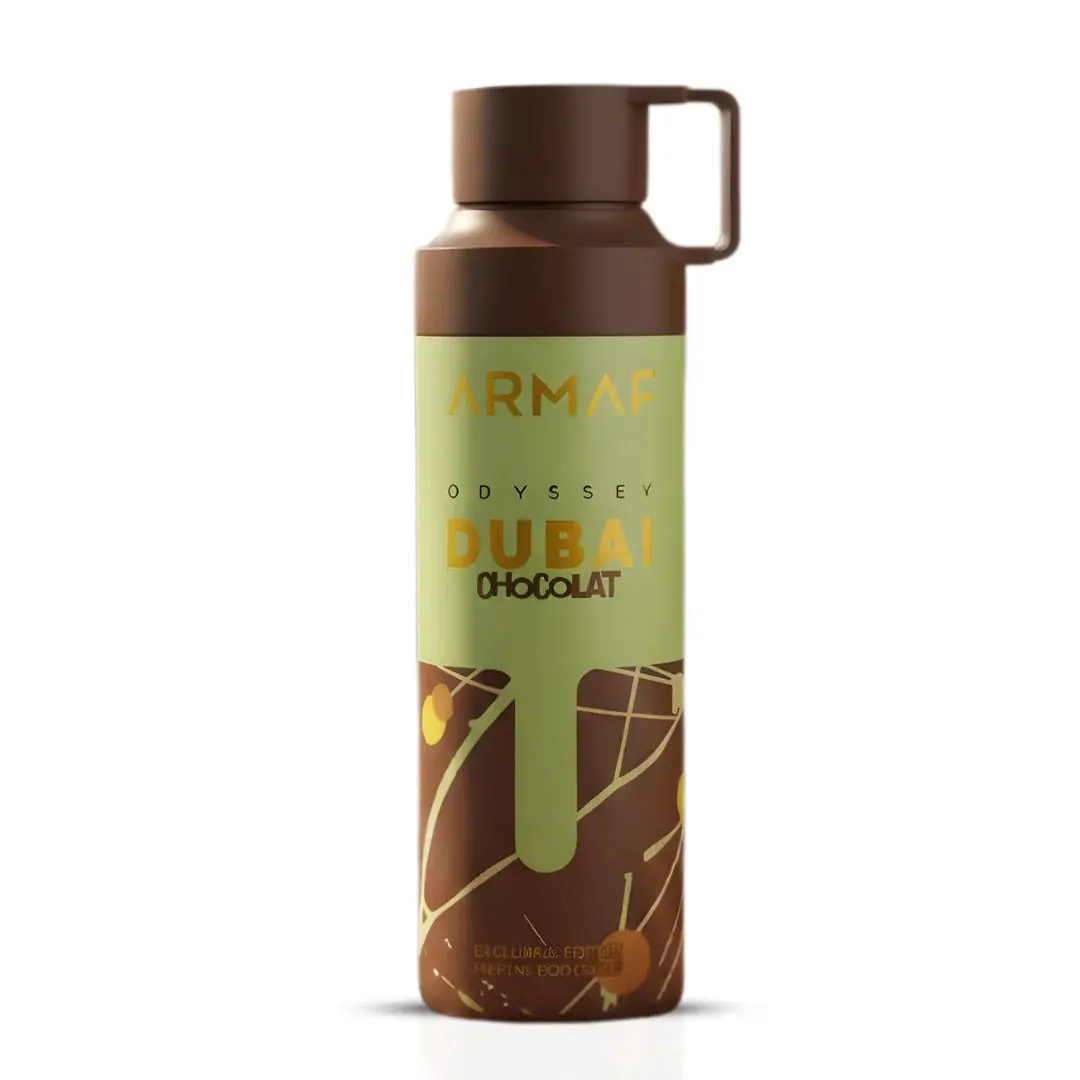 Odyssey Dubai Chocolate Perfumed Body Spray 200ml (6.8 oz) by Armaf
