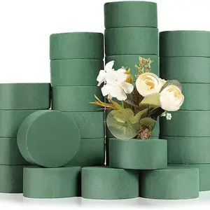 Floral Foam Blocks, 10pcs Round Artificial Flower Clay DIY Kit, Ideal for Florists, Birthdays, Graduations & Weddings